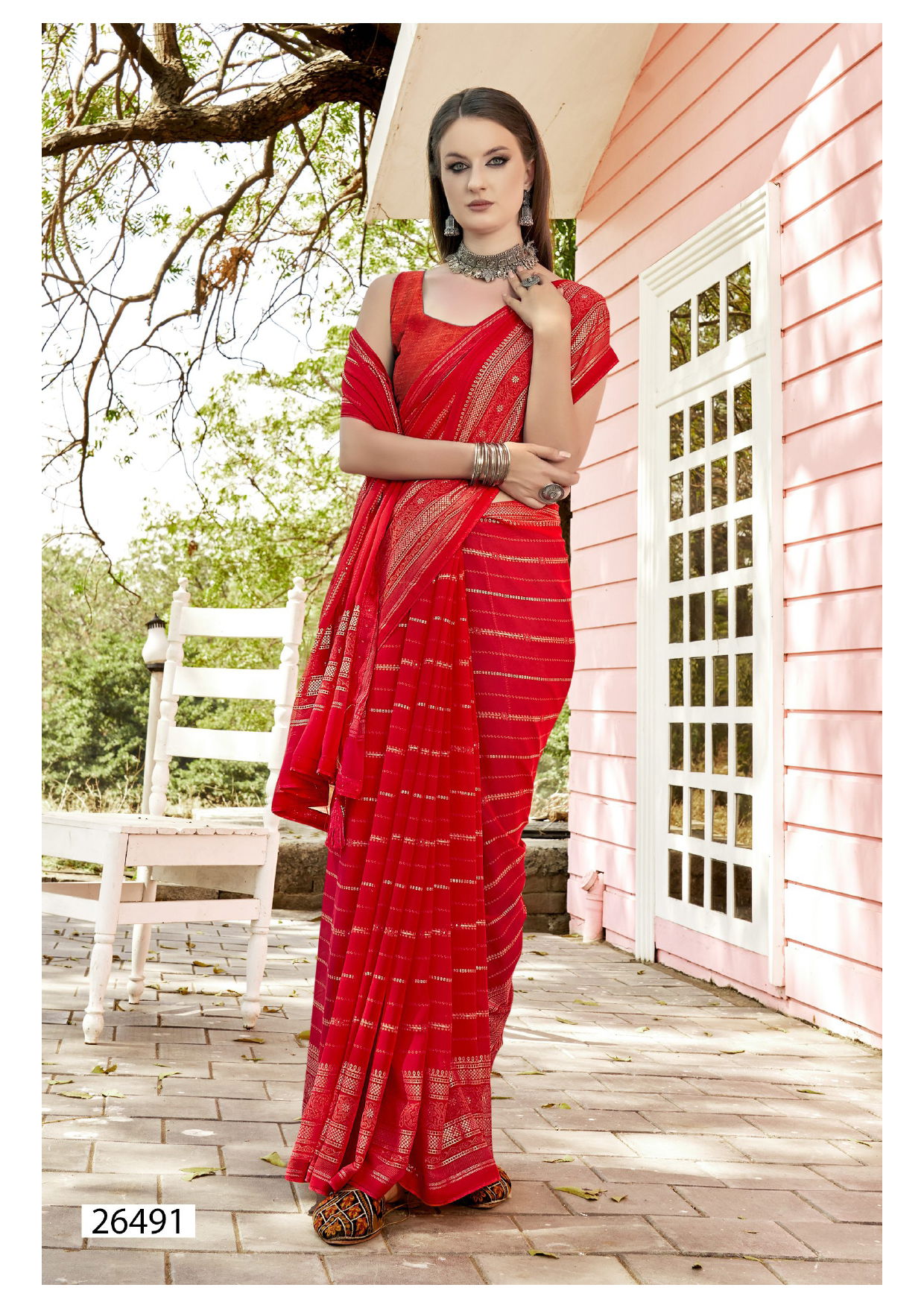 Vidula By Vallabhi Georgette Designer Printed Sarees Wholesalers In Delhi
